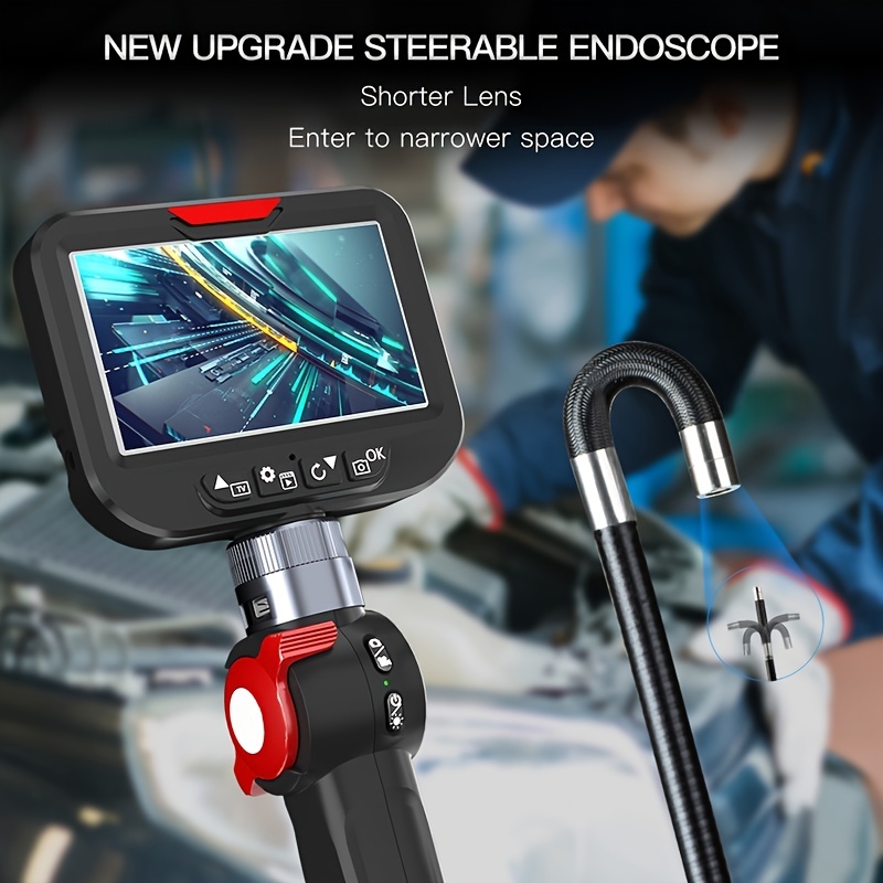 steerable inspection camera