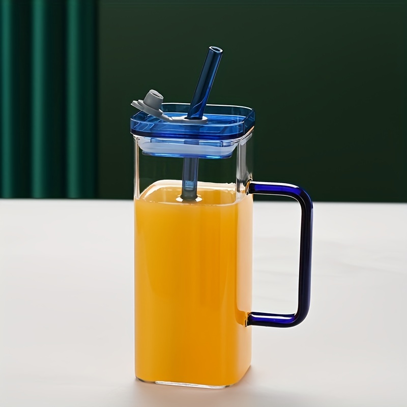 TINKER High Temperature Resistant Glass with Handles A Cup Of Hammer Cup  Home Tea Cup Coffee Cup Milk Cup Juice Cup Treatment Cup Yellow Tool Glass