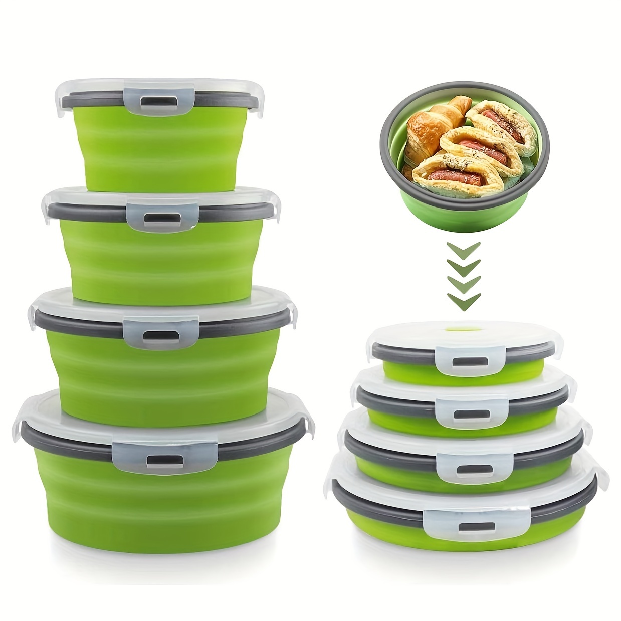 Airtight Food Storage Containers Set,12 Pack Meal Prep Containers Reus –  SHANULKA Home Decor