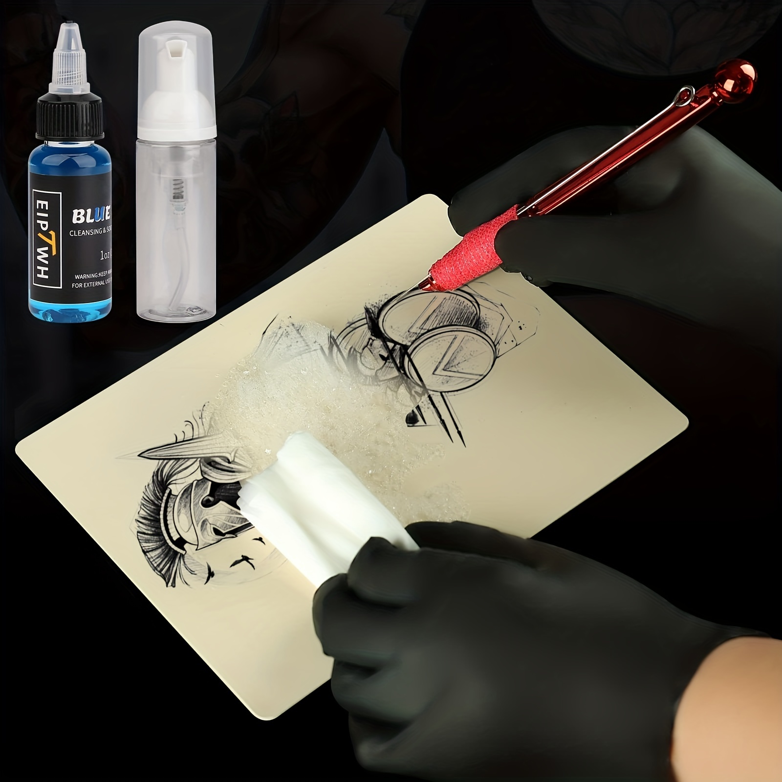 Poke And Stick Tattoo Kit Tattoo Pen Set Tattoo Needles - Temu