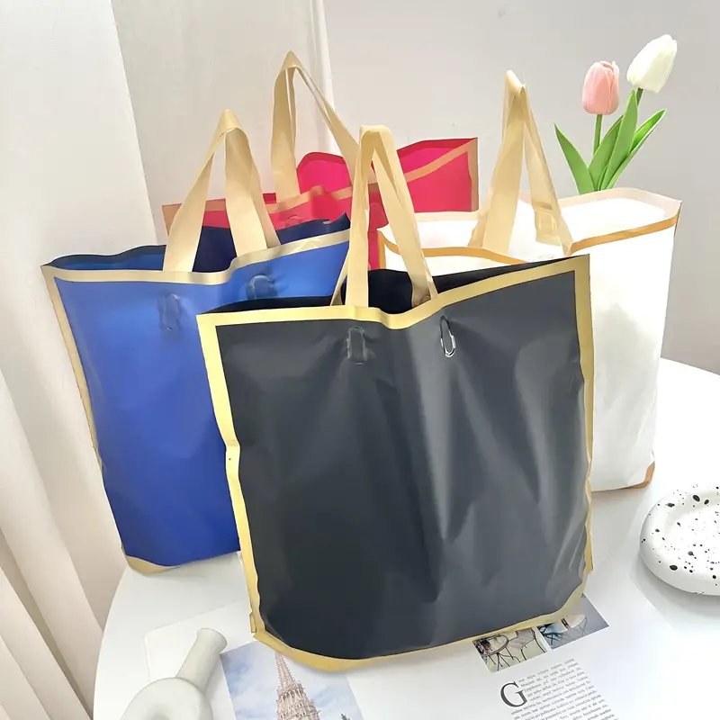 Bag Of Golden Edge Flower Wrapping Paper Perfect For New - Temu