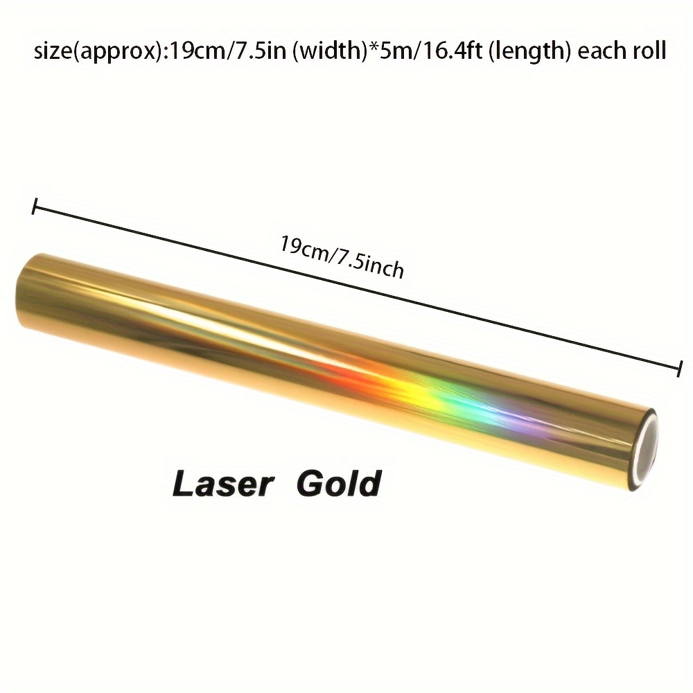 Alinacraft (length)x (width) Laser Toner Reactive Foil Roll - Temu