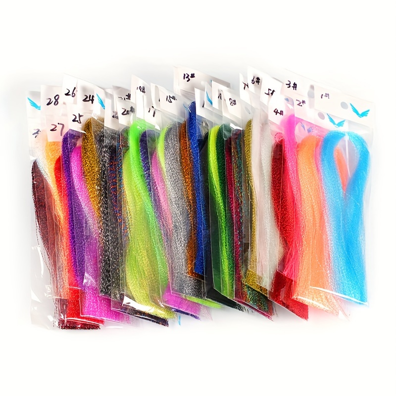 Holographic Tinsel Fly Tying Lure Making Mix - Temu