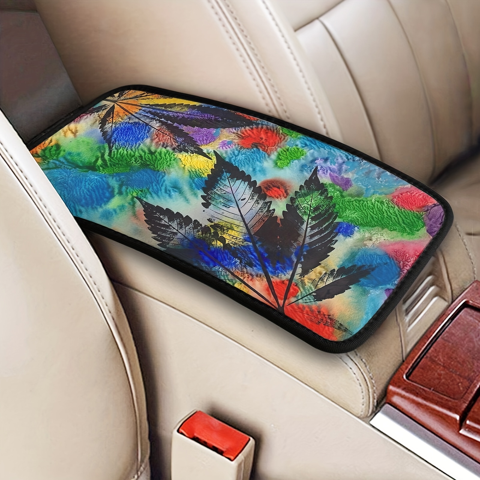 Colorful Liquified Psychedelic Art Car Center Console - Temu Australia