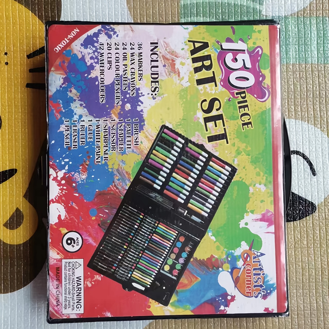 150 piece art set kids art