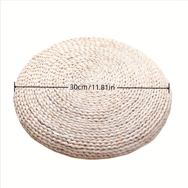 Grass Woven Futon Corn Skin Woven Sitting Mat Tatami Rice - Temu