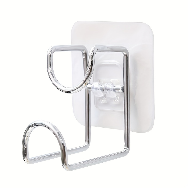 4pcs Stainless Steel Adhesive Hook Bathroom Wall Towel Basin Kitchen Storage Rac