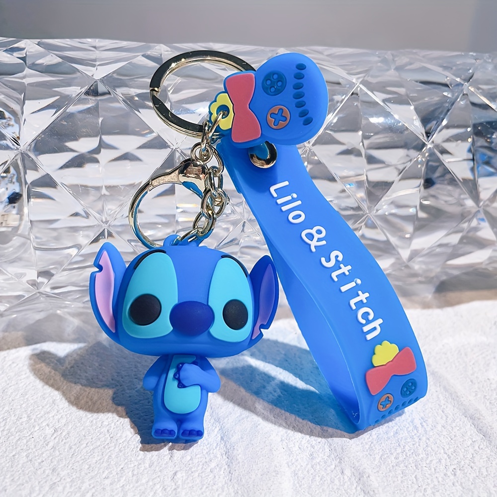 Kawaii Cartoon Stitch Backpack Keychain Pendant, Girls Cute Travel