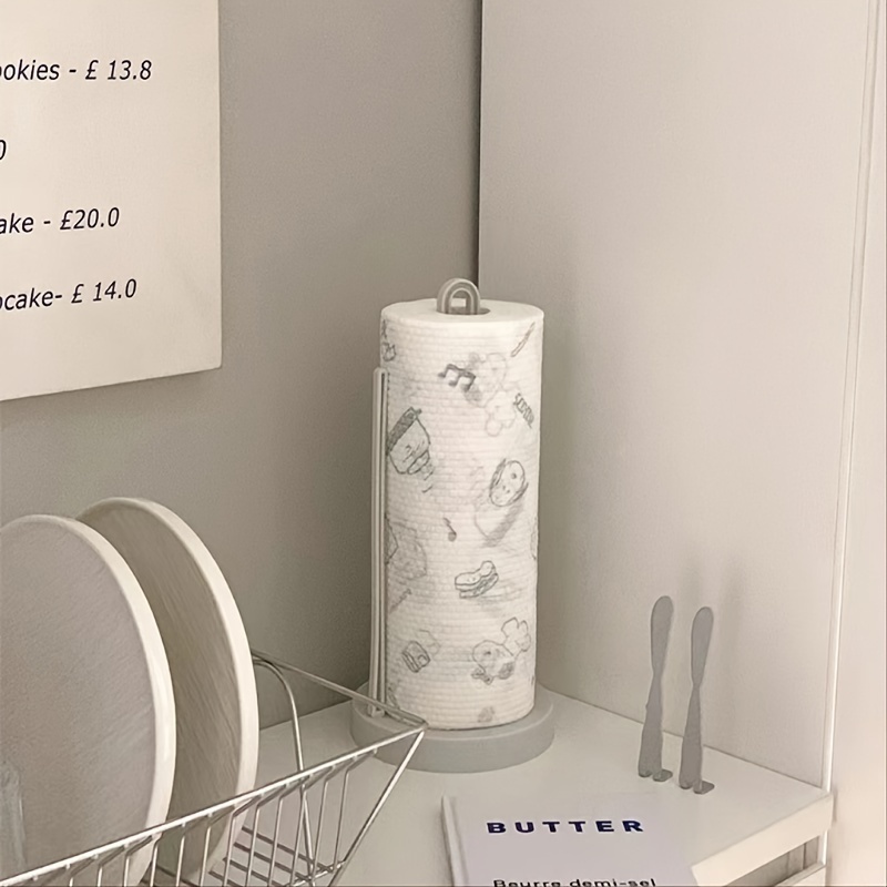 Kitchen Upright Plastic Paper Towel Holder