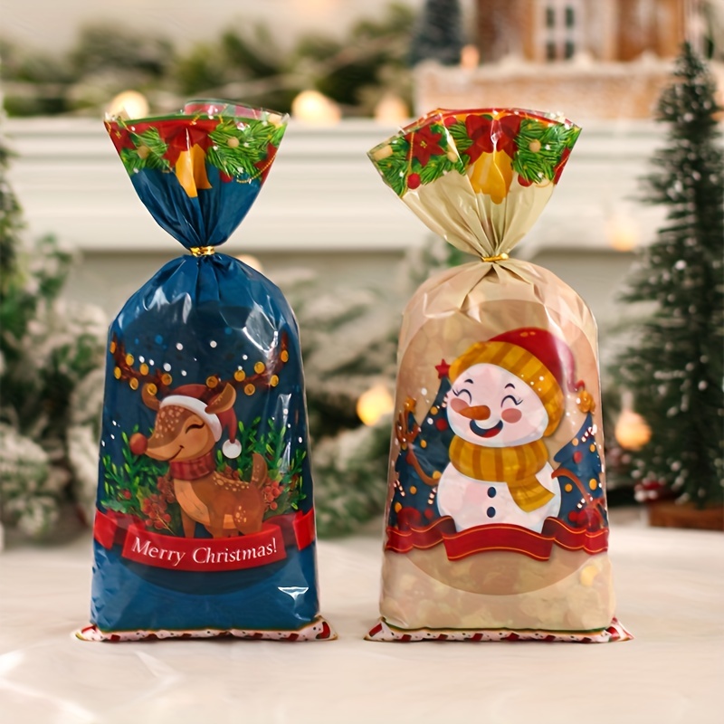 Marry Christmas Candy Gift Packaging Bag Christmas - Temu