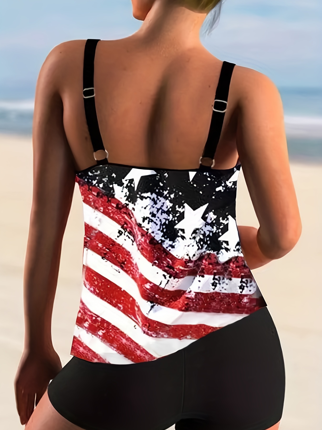 Flag tankini best sale