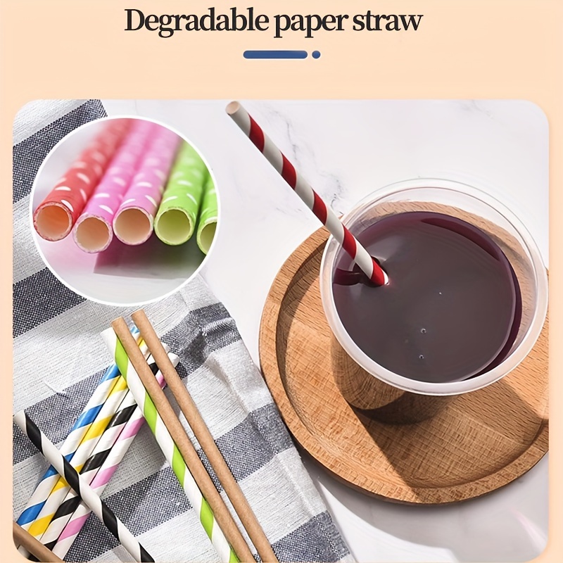 Biodegradable Christmas Paper Straws Christmas Tree - Temu