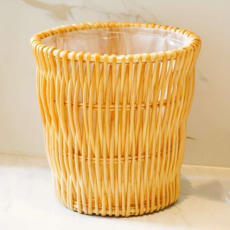 Round Storage Basket Large Capacity Waste Household Garbage