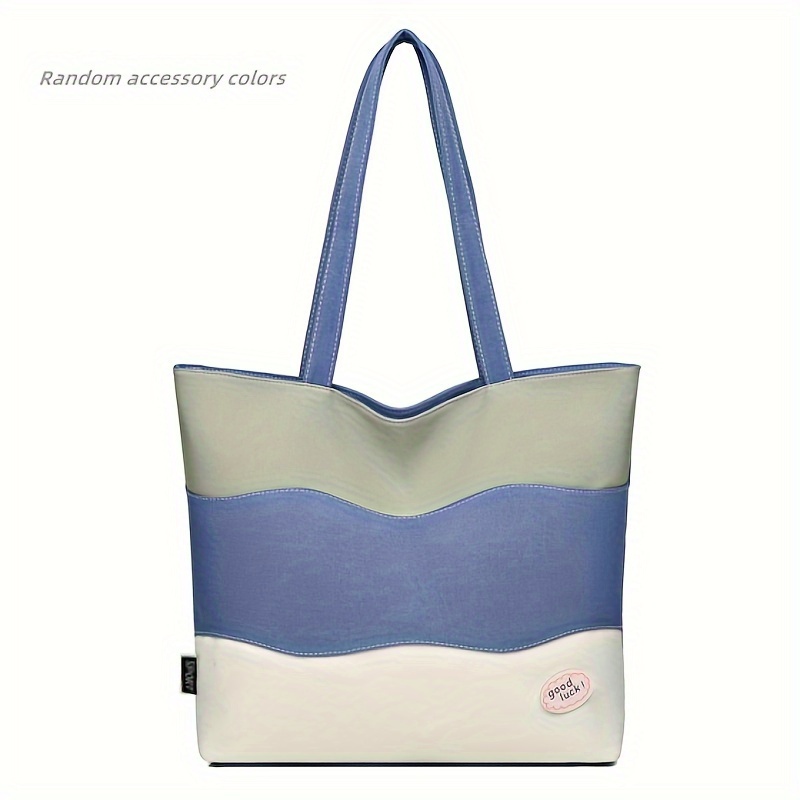 Large Capacity Pu Casual And Fashionable Tote Bag With Foldable