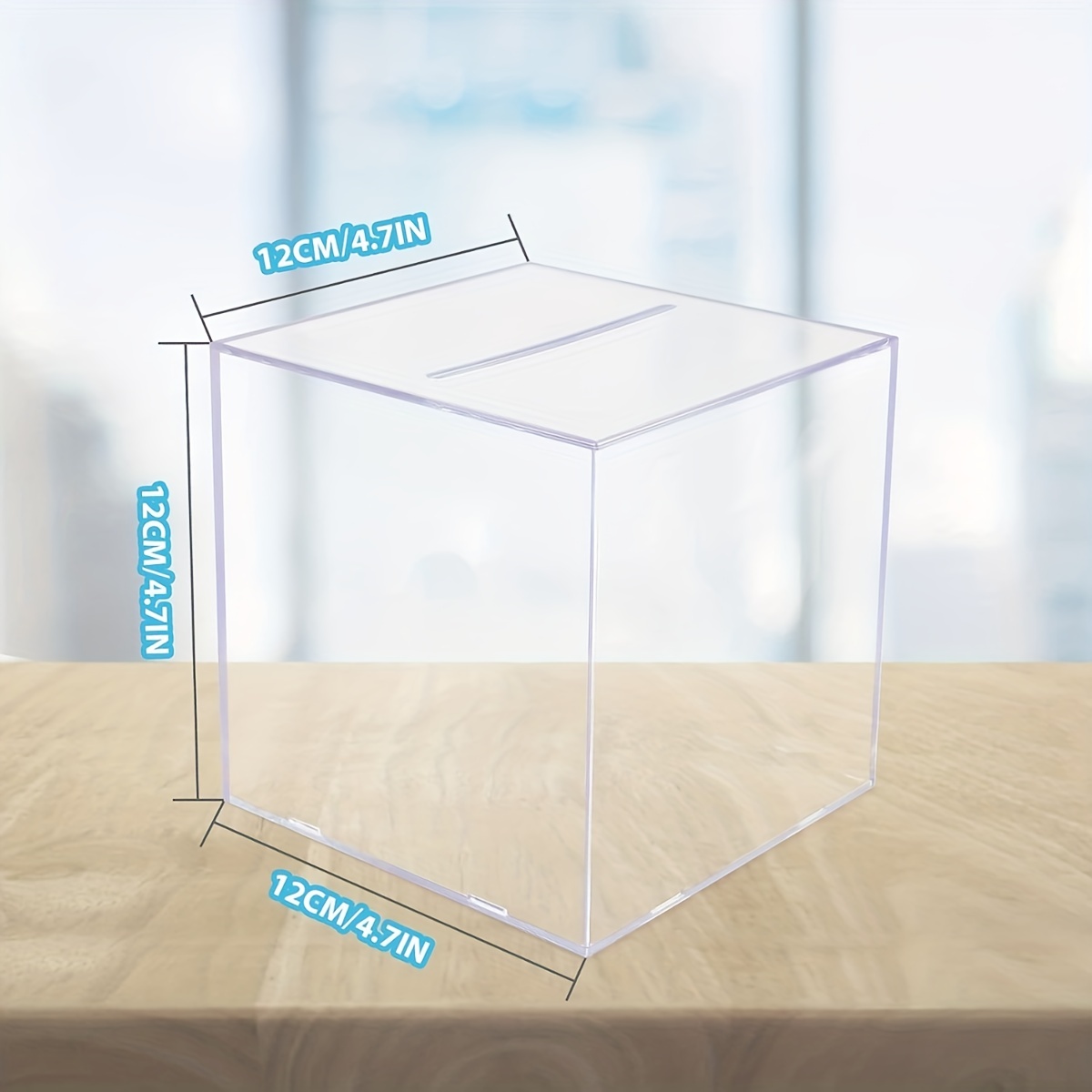 Clear Piggy Bank, Clear Acrylic Piggy Bank for Adults, unopenable Piggy  Bank Money Box, Kids' Money Banks Transparent Coins Saving Pot Cash  Container