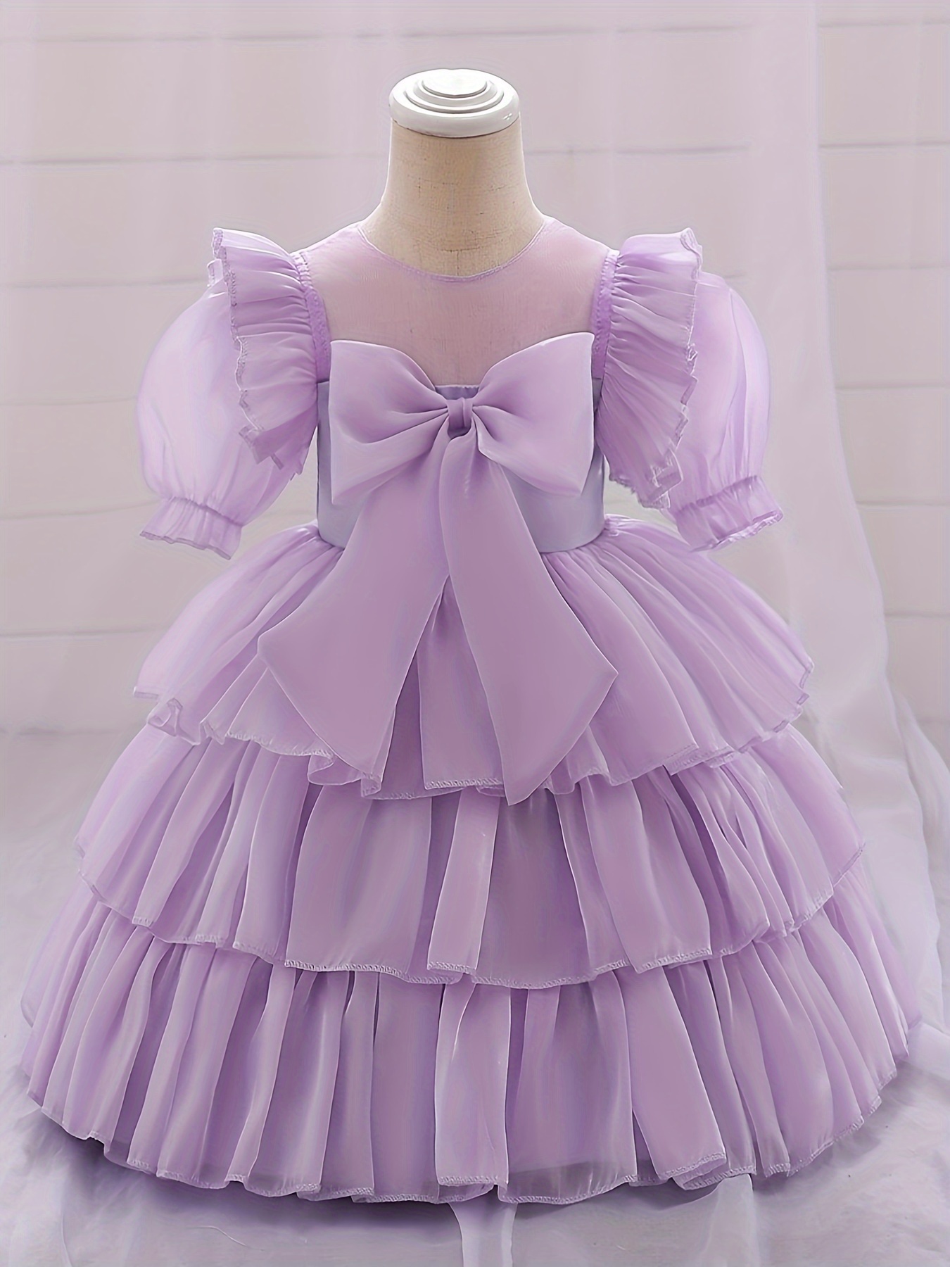 Cute baby girl 2024 in princess dress