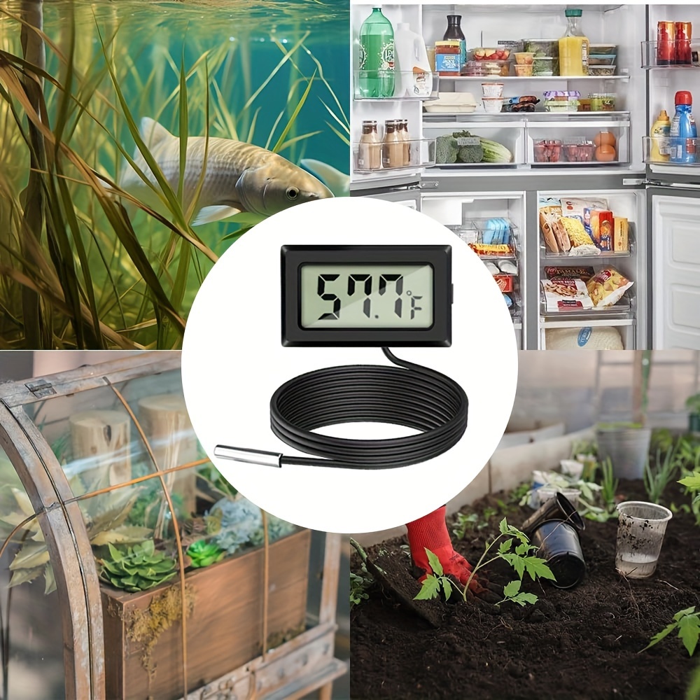 Lcd Digital Aquarium Thermometer Fish Tank Thermometer With - Temu United  Kingdom