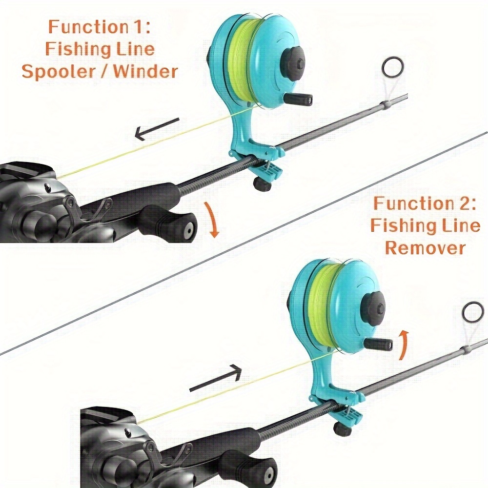 Fishing Line Spooler Winder Bait Casting Spinning Reel - Temu