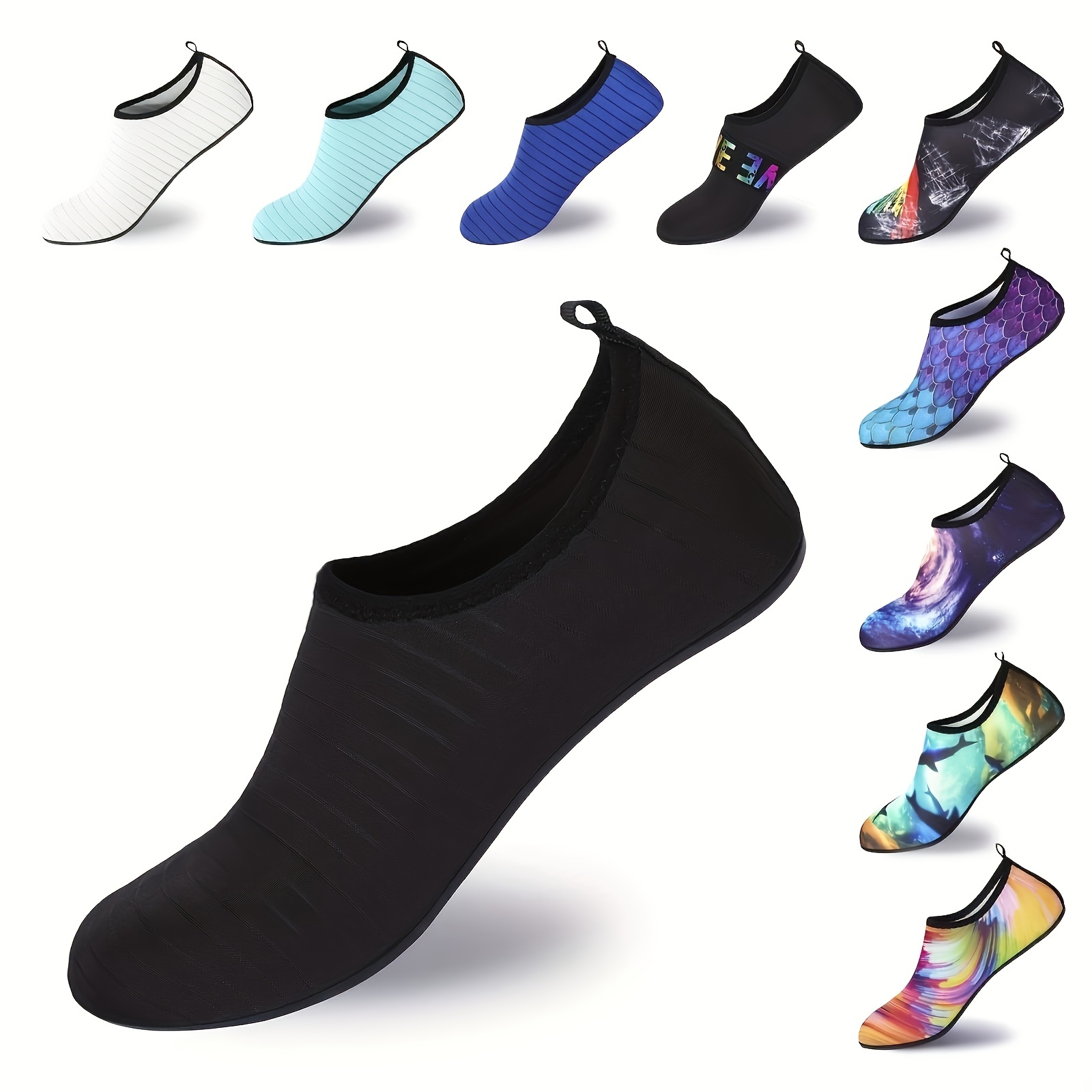 Gemo Graphic Quick Dry Anti Slip Aqua Socks Lightweight Soft - Temu Canada