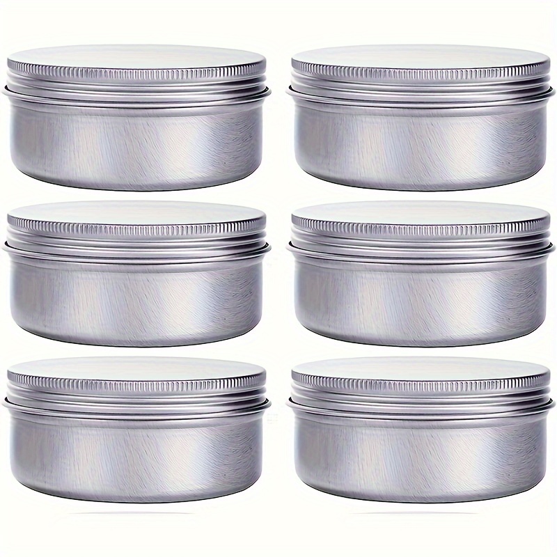 4pcs Tin Box Containers Metal Tins Storage Box with Lids Home Organizer  Small Tins