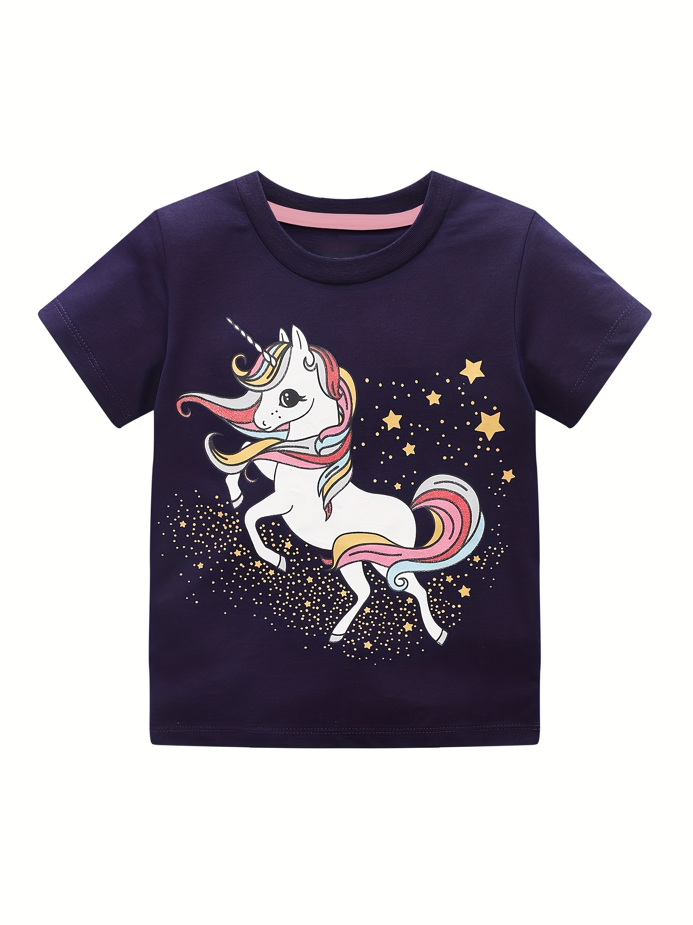 Camisa De Unicornio Para Niñas - Temu