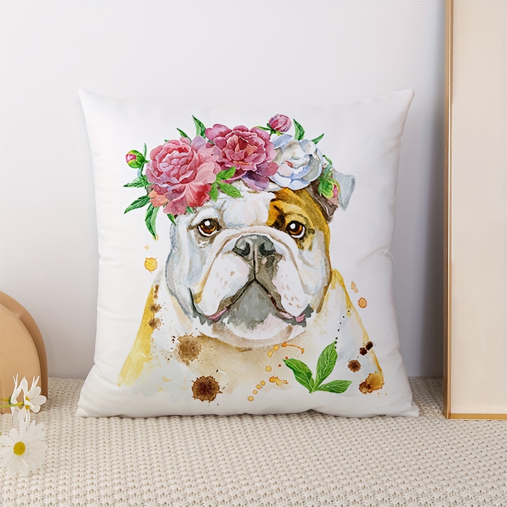 bulldog cushion