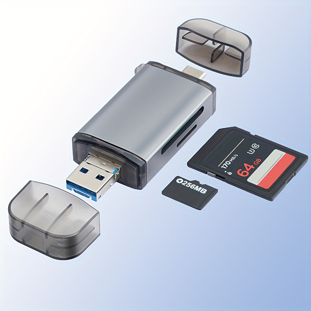 Pour carte SD et fente Hub USB Alliage d'aluminium