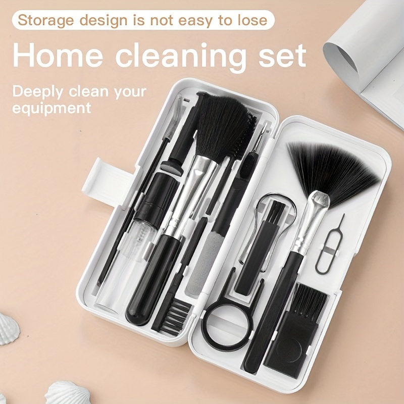 Tile Cleaning Brush Set Keyboard Cleaner Tool - Temu