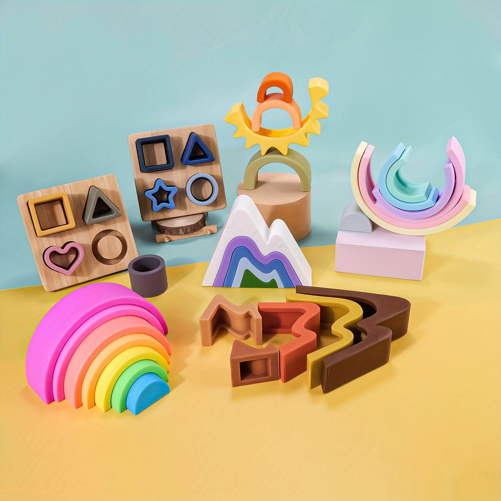 Juegos Montessori De 1 Juego Para 1 Año De Edad, Juguete De Clasificador De  Bebé Cubo Colorido Y 6 Formas Multi Sensoriales, Juguetes De Aprendizaje De  Desarrollo Para Niños Pequeños, Regalos De