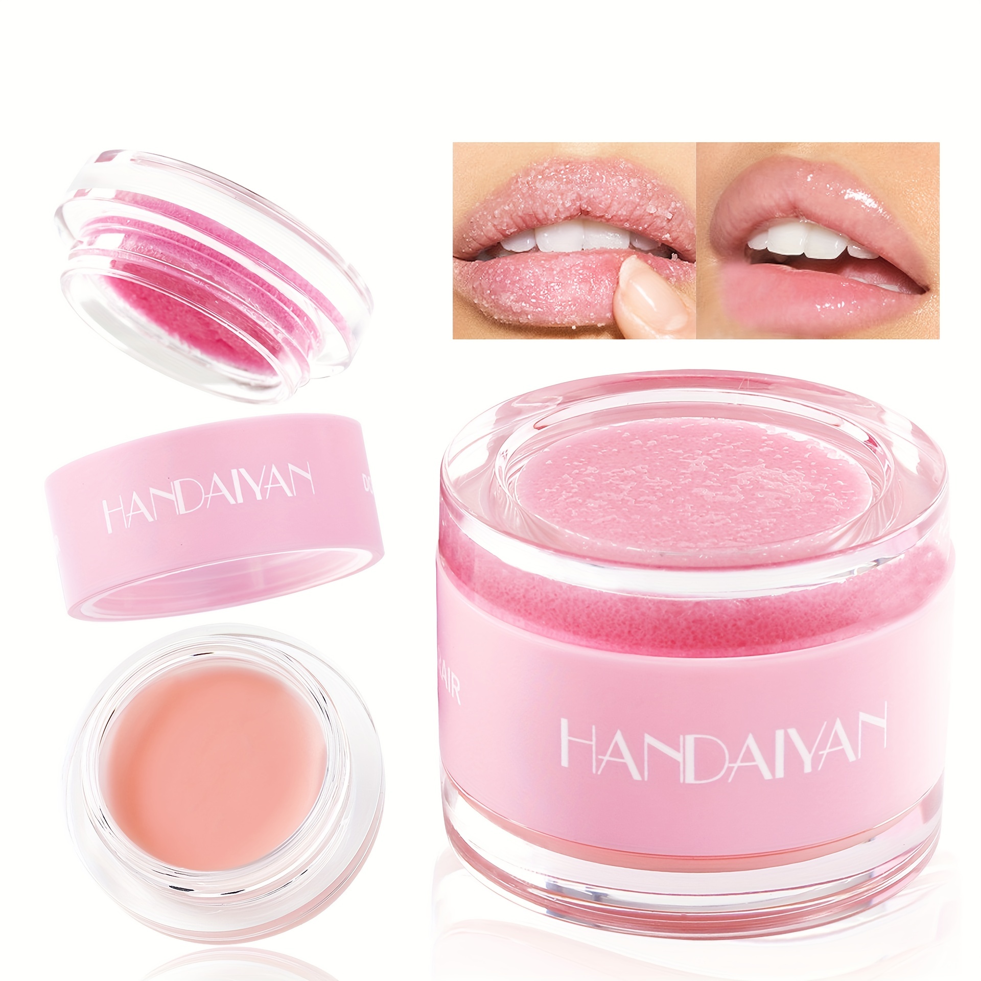Lip Mask Double Effect Lip Care Exfoliating Cream Lip Balm