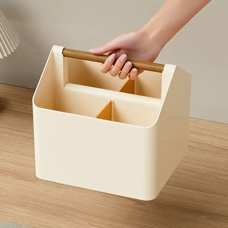 Home Storage Organizer Cleaning Caddy Storage Basket With Handle, Aesthetic  Room Decor, Home Decor, Kitchen Accessories, Bathroom Decor, Bedroom Decor  - Temu