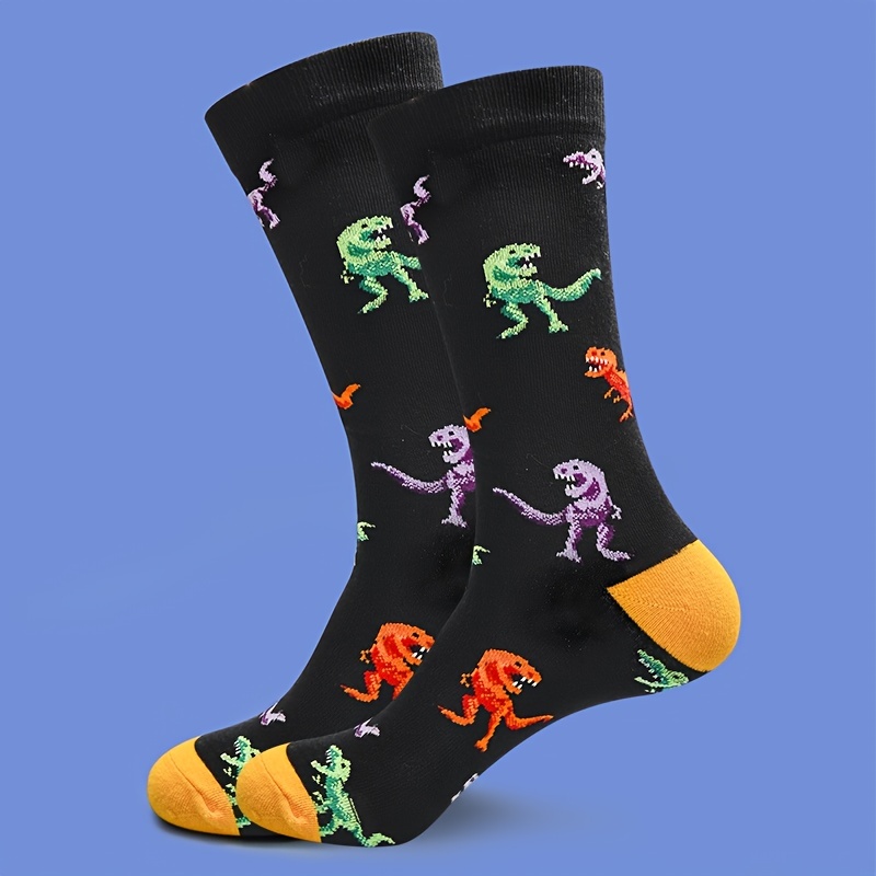 1pair Dinosaur Pattern Socks | Our Store