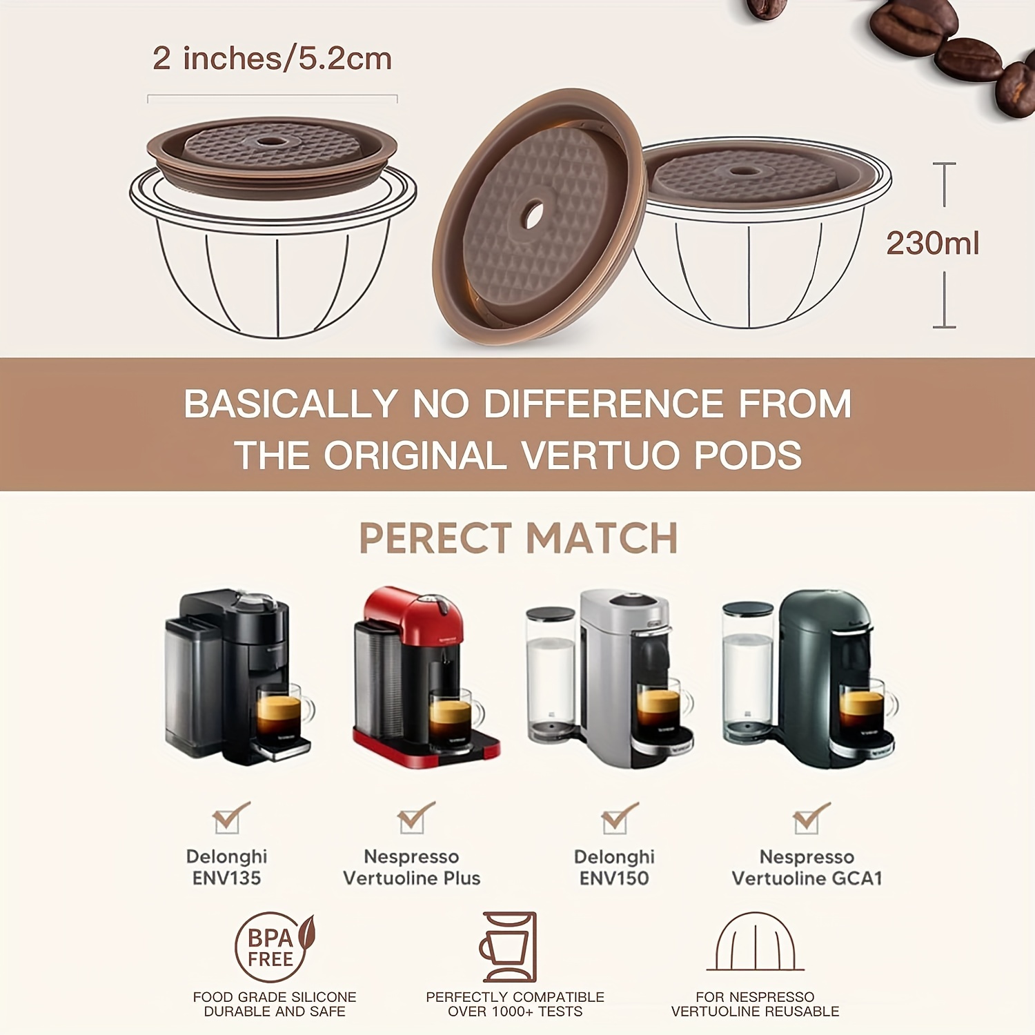Reusable Coffee Capsule Lids For Original Nespresso - Temu United