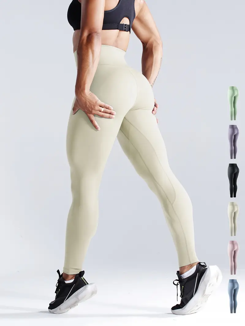 Shape Body High Waist Yoga Sports Leggings Slim Fit Stretchy - Temu  Netherlands