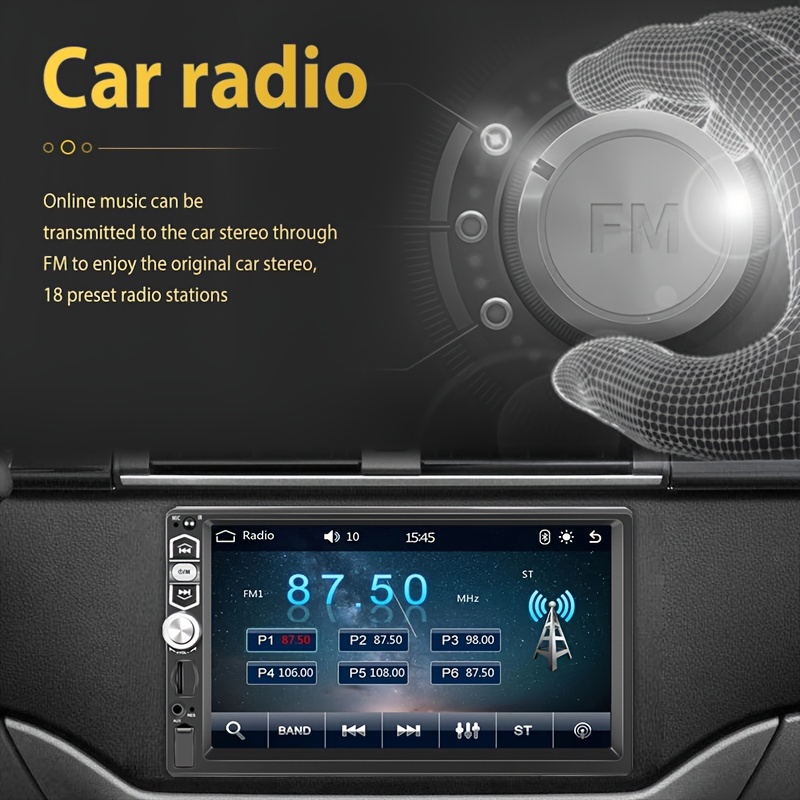 4.1 Inch Touch Screen Car Mp5 Player Car Radio General Car Supplies,black