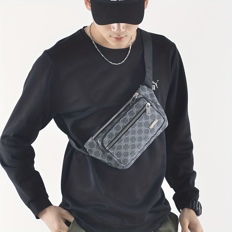 Waterproof Adjustable Belt Mini Chest Bag, Zipper Buckle Multifunctional Fanny  Pack, Pu Leather Ivory White Waist Bag - Temu