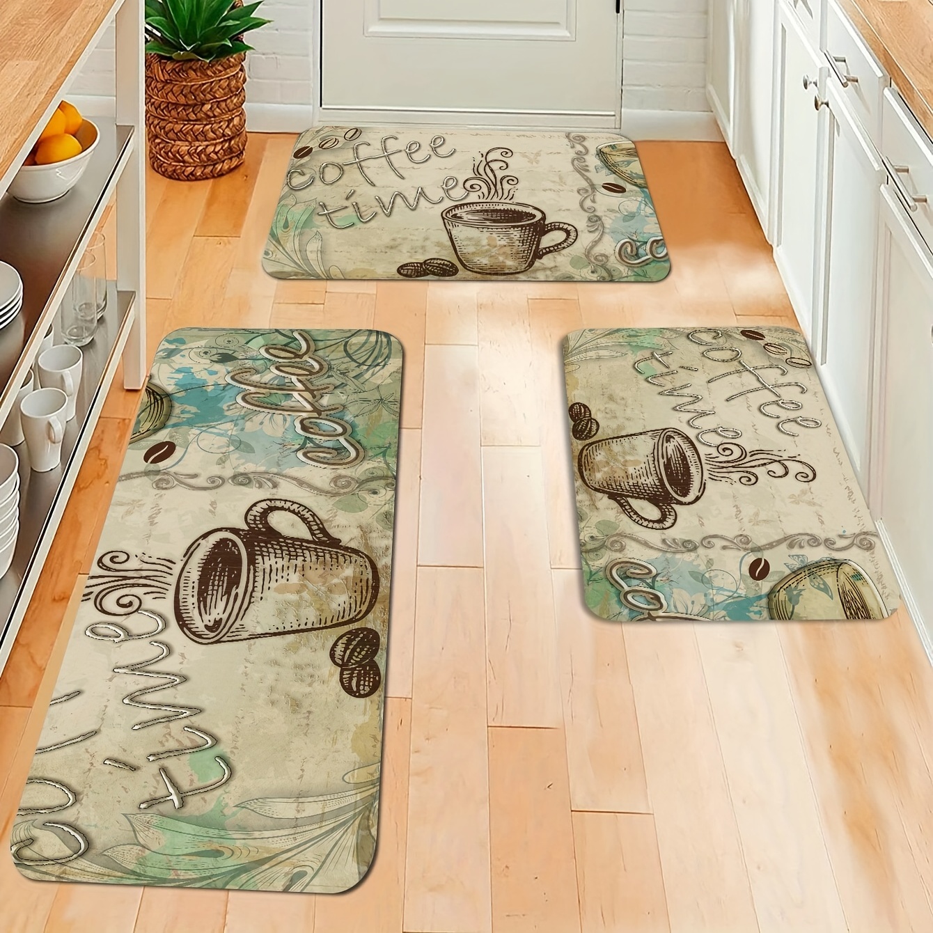 Soft Thickened Kitchen Mat Non slip Oil proof Floor Mat - Temu