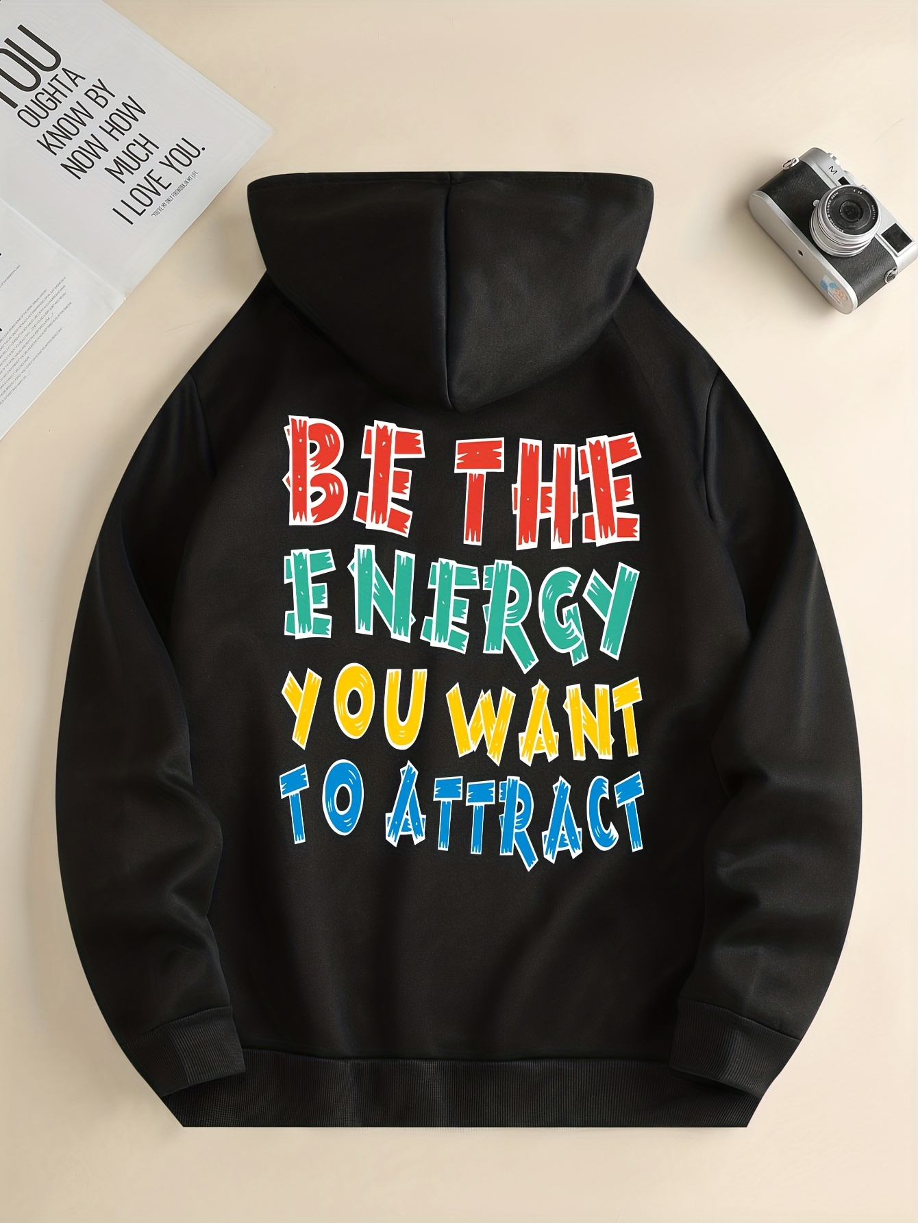 Inspirational Slogan Print Hoodies Men Graphic Sweatshirt Temu