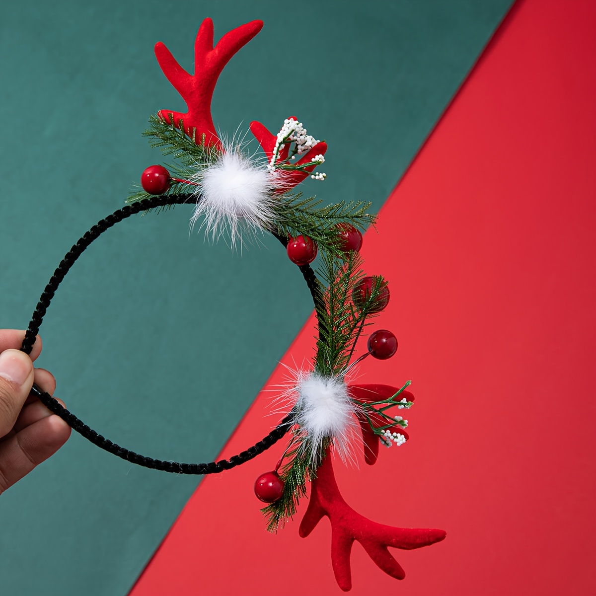 1pc Cerchietto Di Natale Con Le Corna Di Renna Accessori Per - Temu Italy