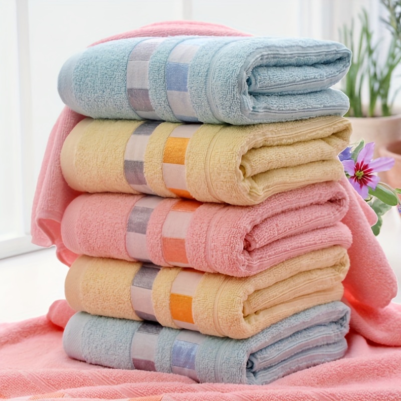 Soft Absorbent Towel Bath Towel Oblong - Temu