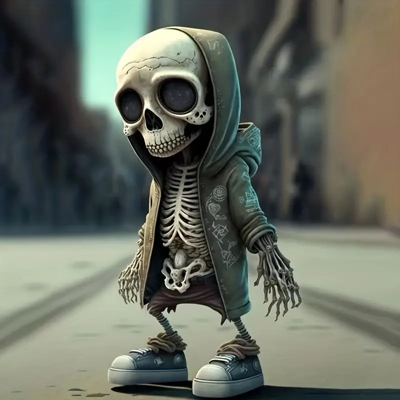 Einzigartige Skelett figuren Horrorfilm gartenzwerge set - Temu
