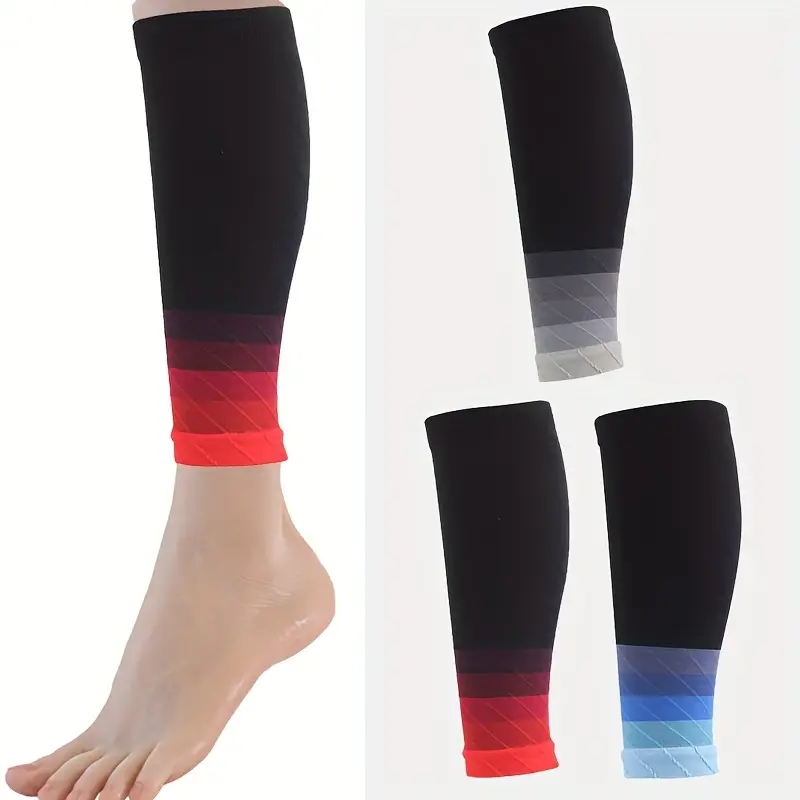 1 3 Pairs One Size Running Compression Contrast Color Leg - Temu