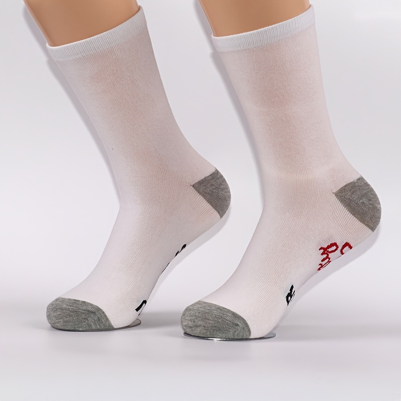Funny Novelty Teacher Work Crew Socks Cotton Breathable Floor Socks