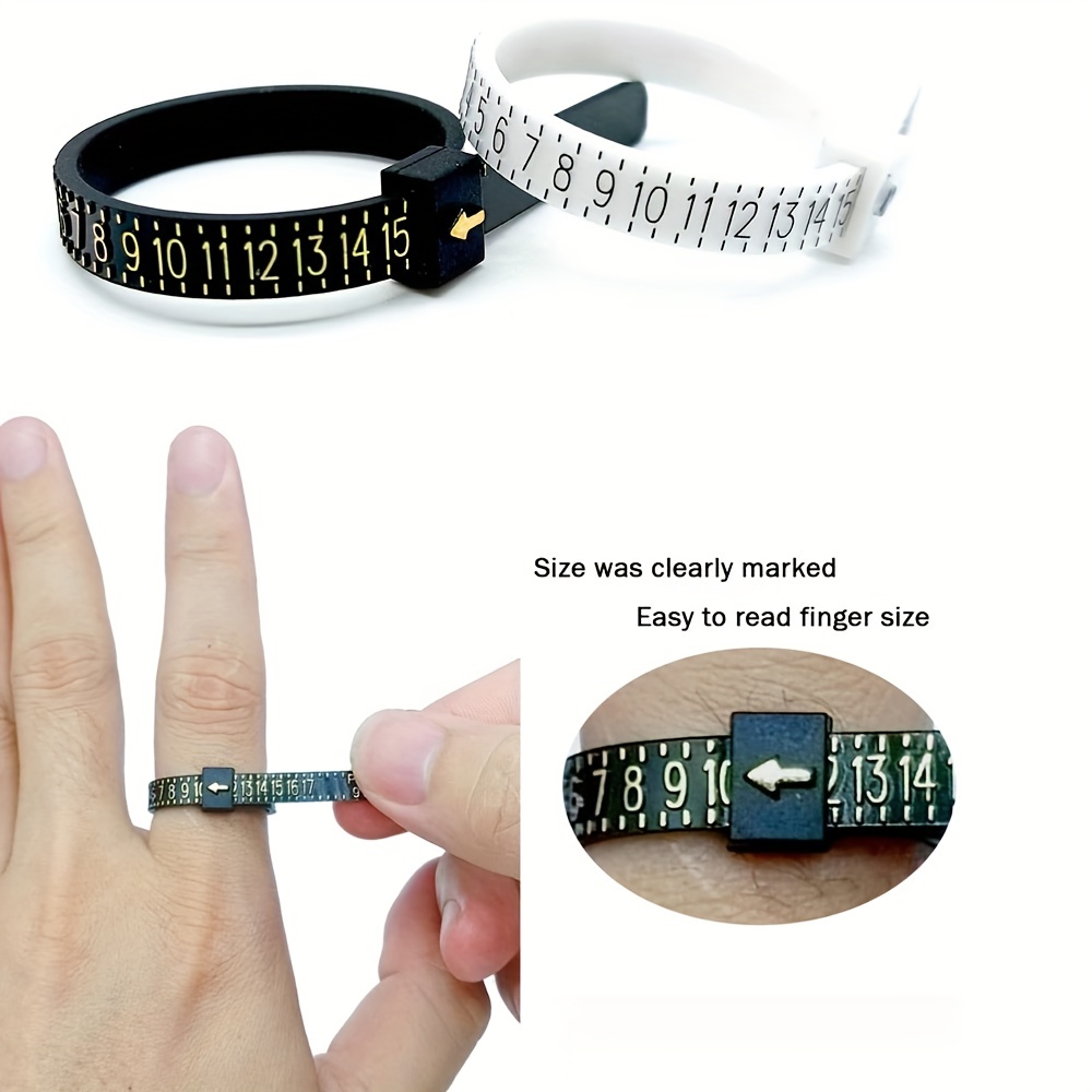 Ring Size Measuring Tool Set Accurately Measure Your Finger - Temu