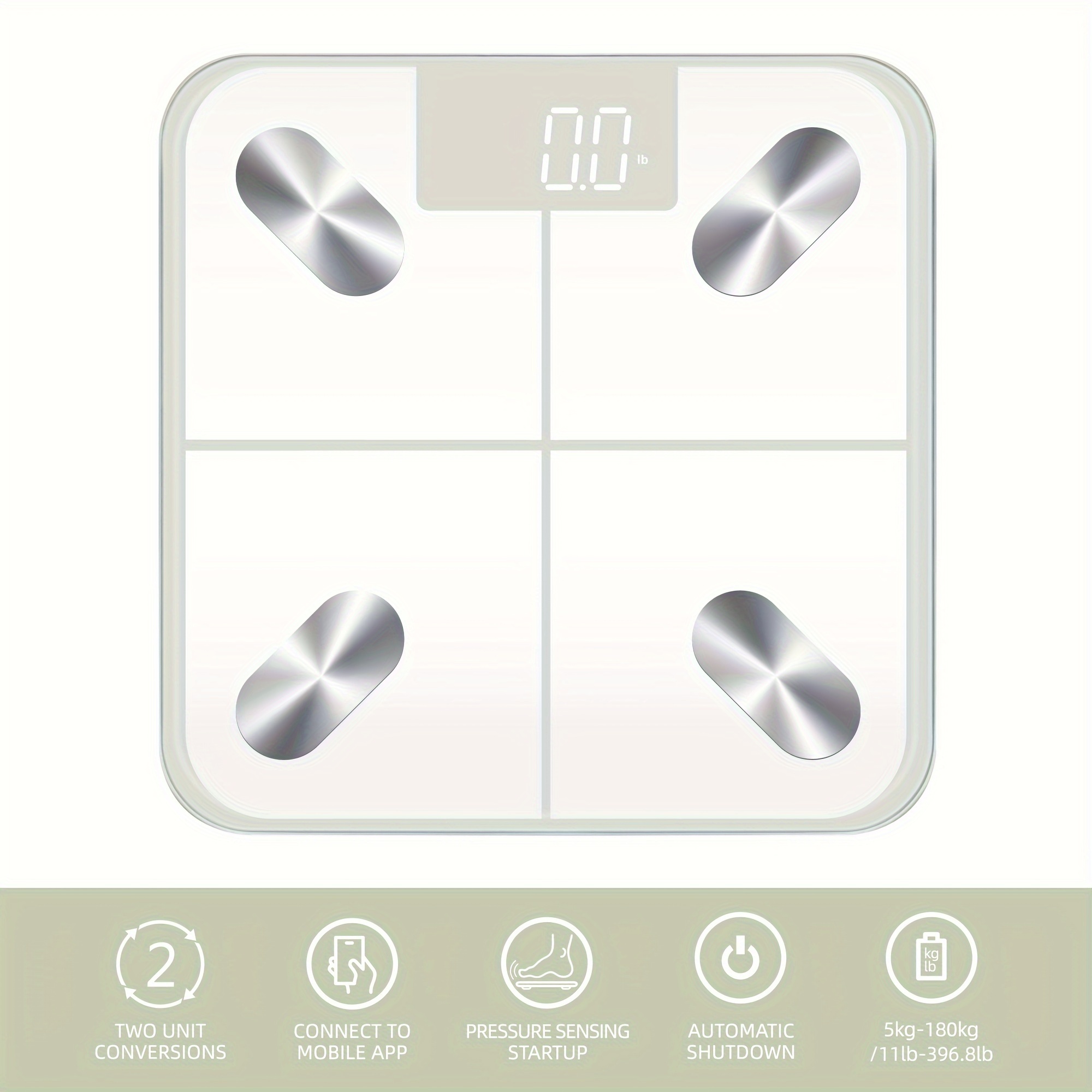 Weight Scale Accurately Track Your Weight Body Fat Smart - Temu