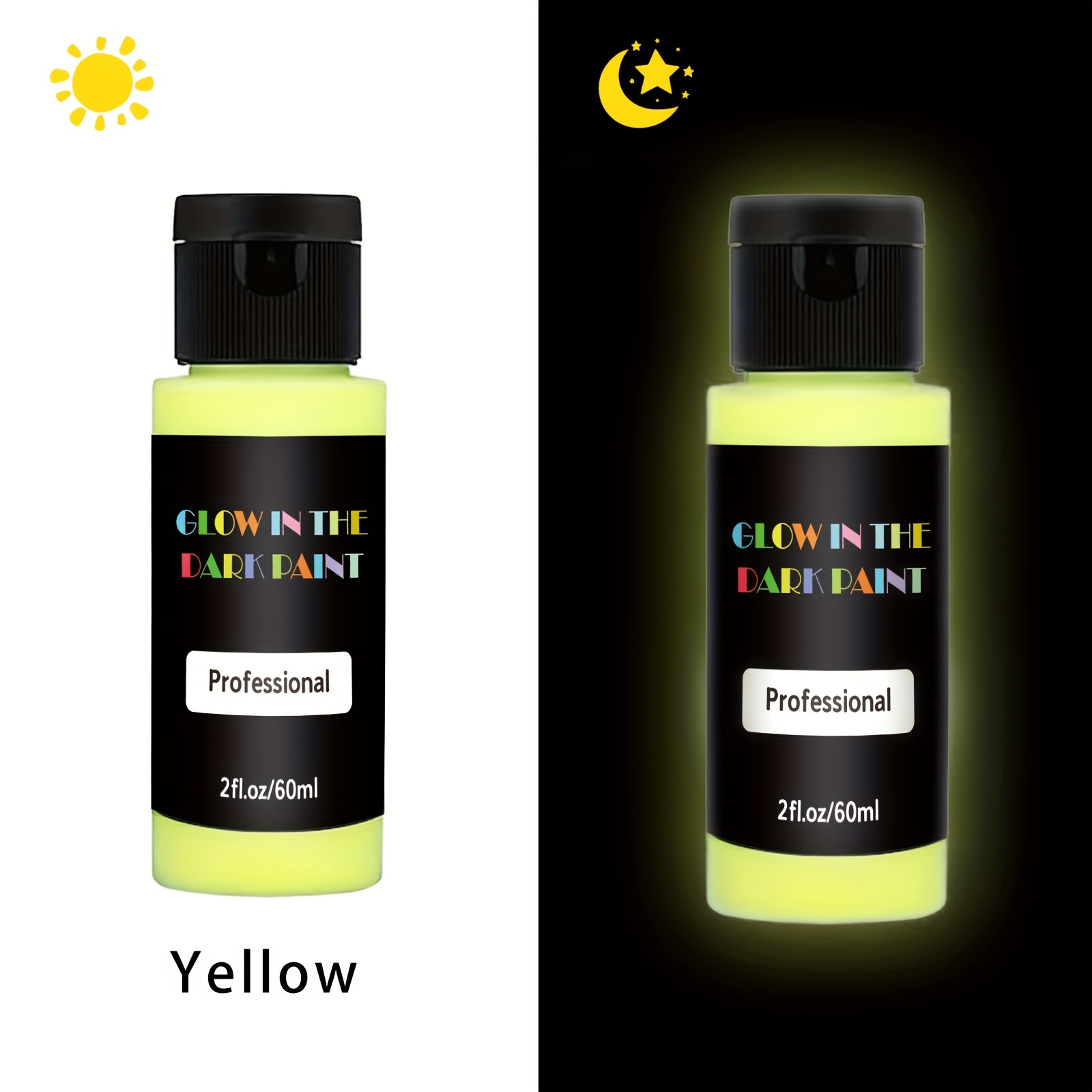 Luminous Paint Glow Pigment Bright Colors Black Light Paint - Temu Austria