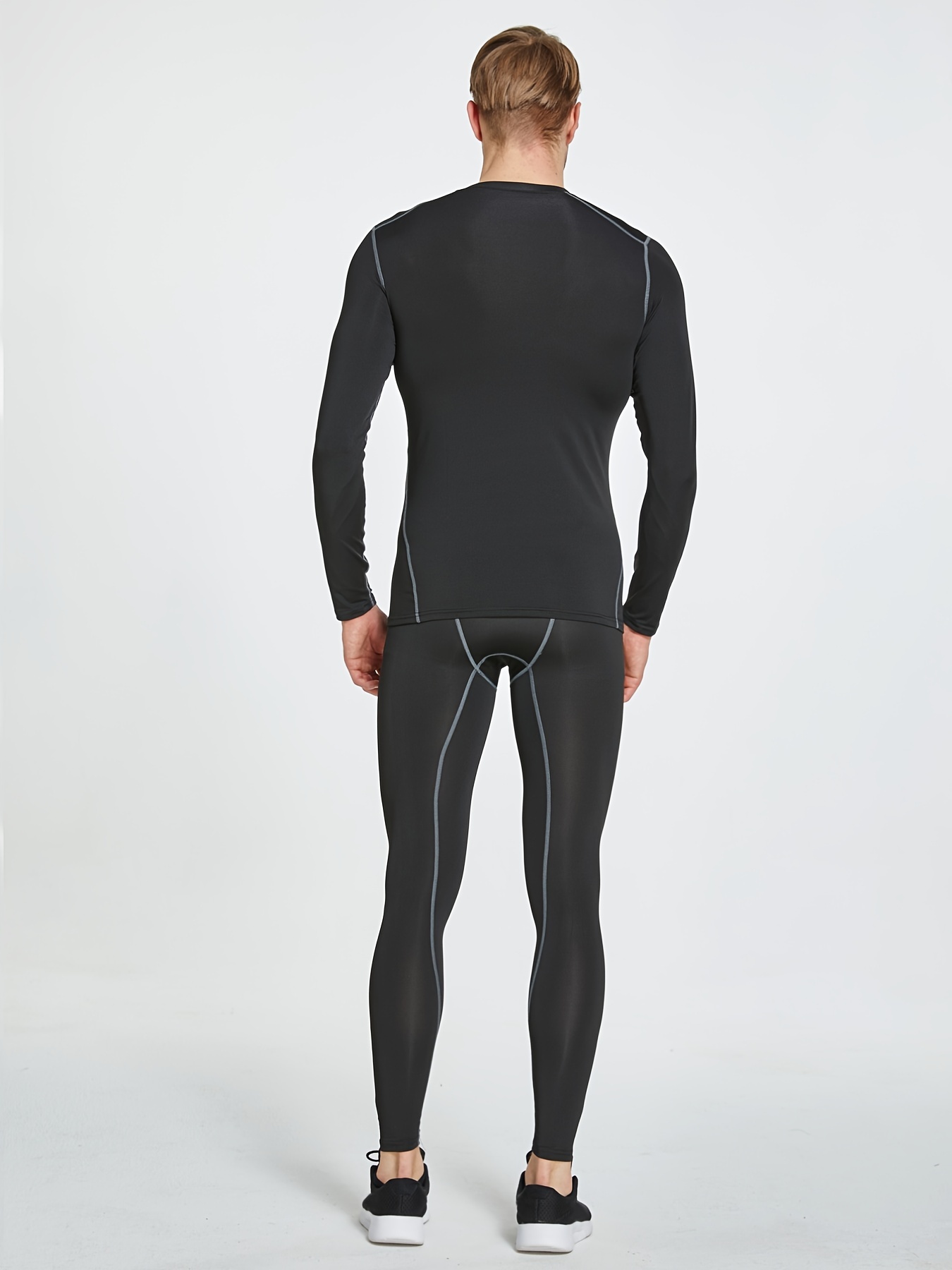Men's Breathable Thermal Base Layer Set Sports Fitness Stay - Temu