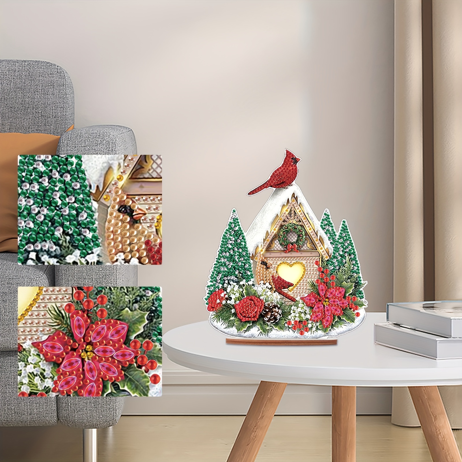 Christmas Bird Diamond Art Kit