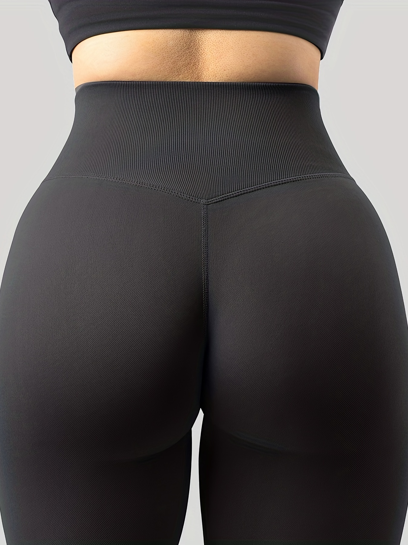 MAXXIM Womens Ribbed High Waisted Seamless Leggings Butt Lifting for Gym Workout  Yoga Running Blue Small at  Women's Clothing store