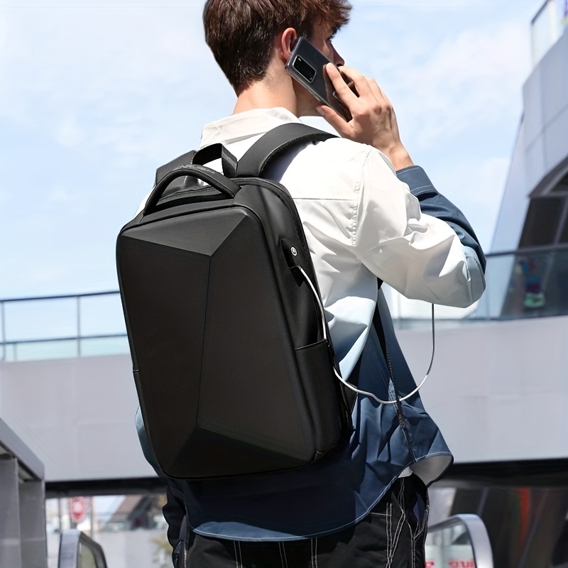 Large Capacity Casual Backpack With Usb Charging Port Travel - Temu